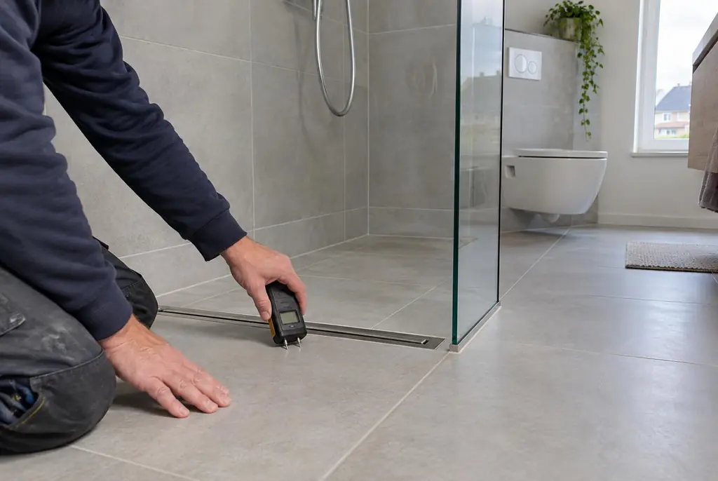 Lekdetectie Leerdam – badkamer in een nieuwbouwwoning