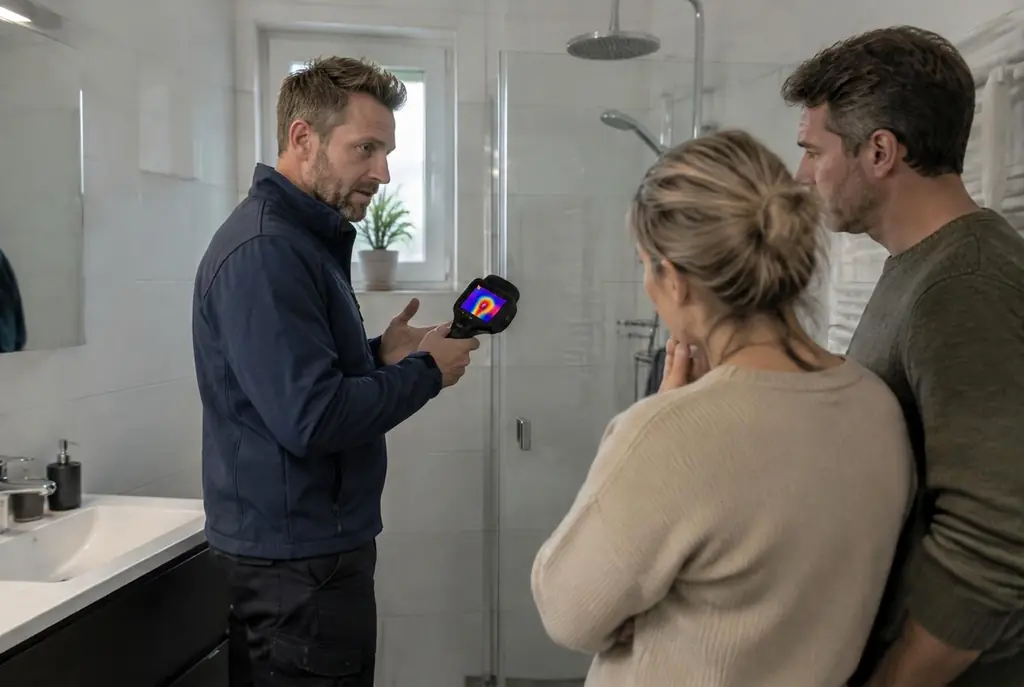Lekdetectie Leerdam – specialist legt bevindingen uit aan bewoner